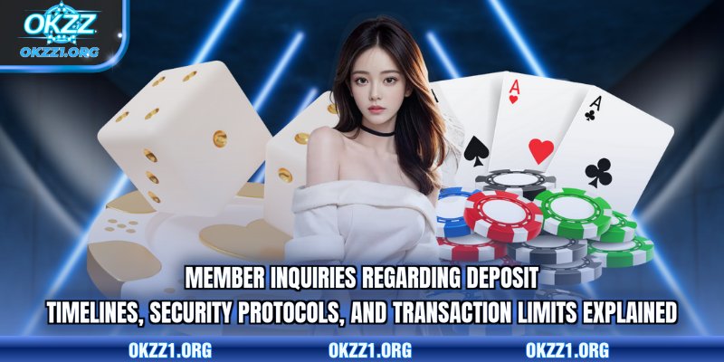 Member inquiries regarding deposit timelines, security protocols, and transaction limits explained