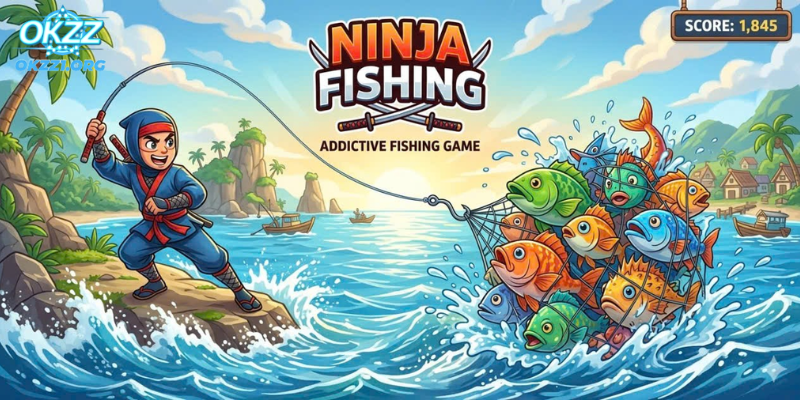Ninja Fishing – Addictive Fishing Game
